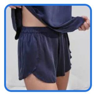 Lunya Washable Silk Short Blue - Small